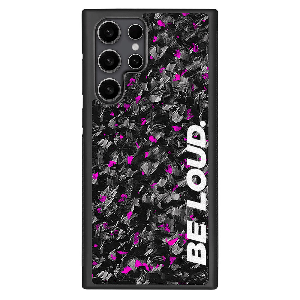 Samsung | Purple Flake Real Forged Carbon Fiber Case | BE LOUD. x SCF