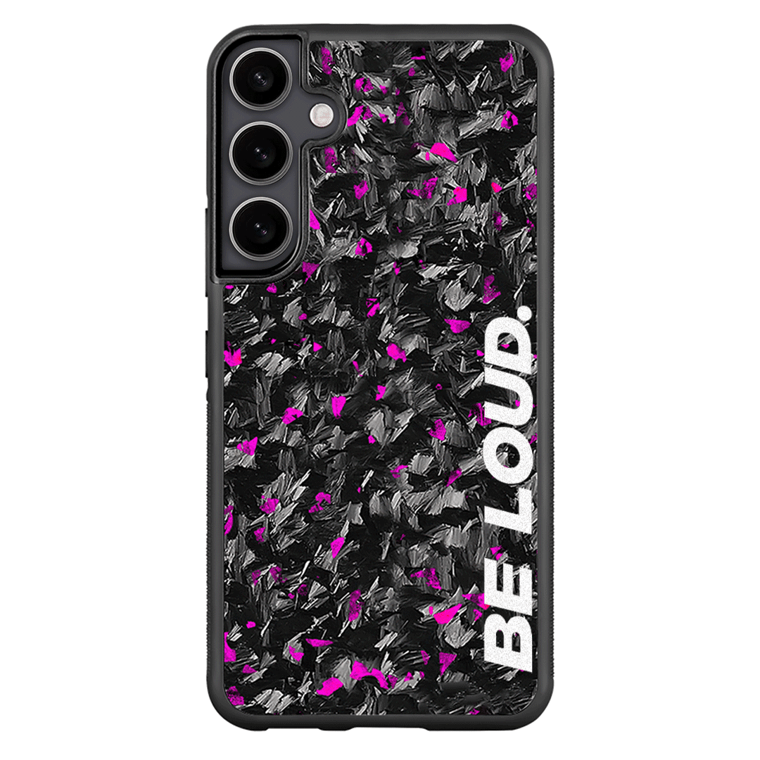 Samsung | Purple Flake Real Forged Carbon Fiber Case | BE LOUD. x SCF