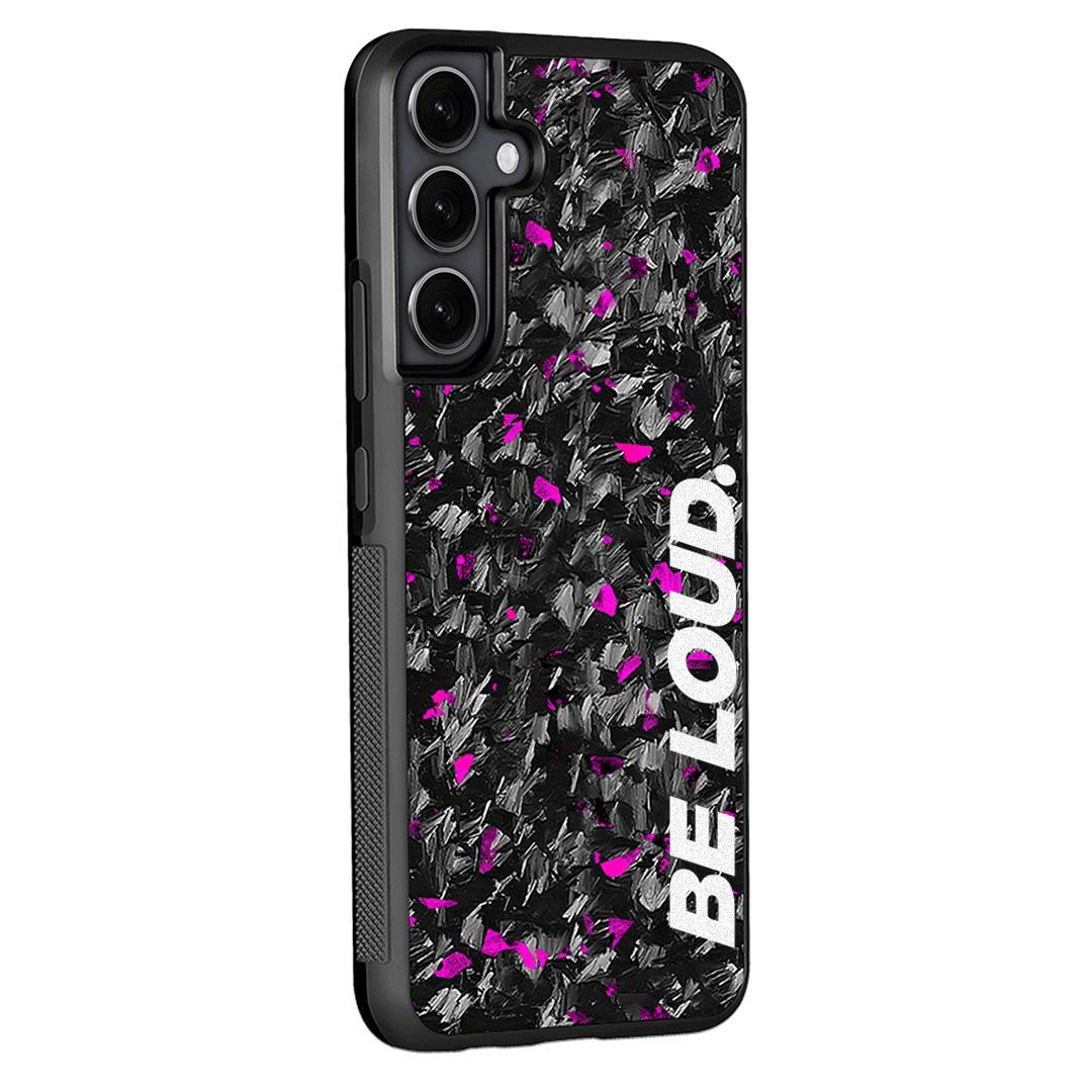 Samsung | Purple Flake Real Forged Carbon Fiber Case | BE LOUD. x SCF