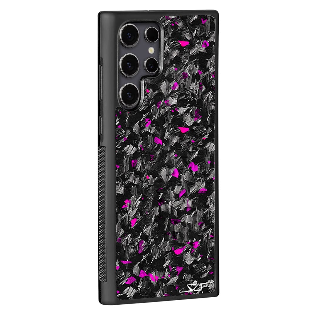 Samsung | Purple Flake Real Forged Carbon Fiber Phone Case | CLASSIC Series