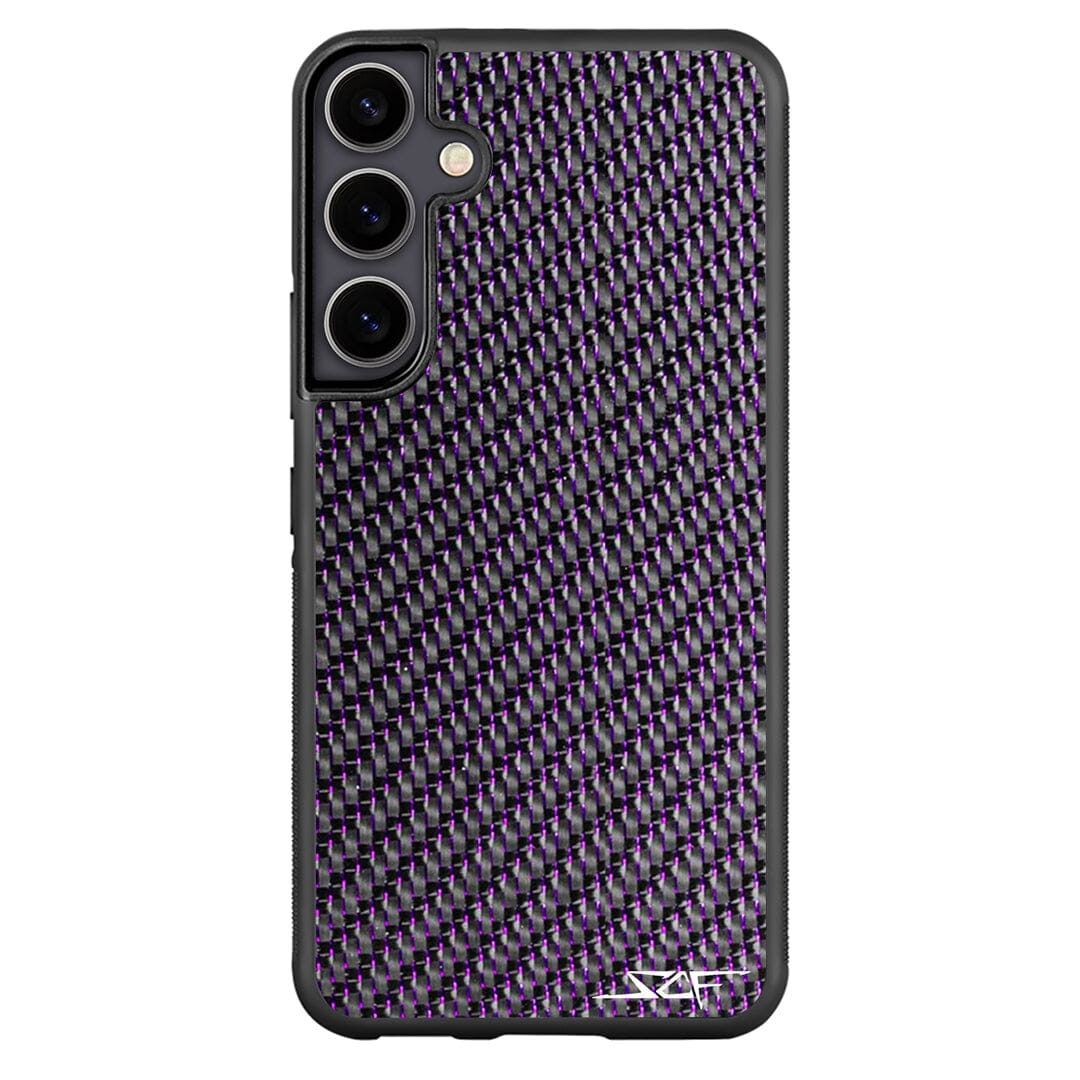 Samsung | Purple Lace Real Carbon Fiber Phone Case | CLASSIC Series