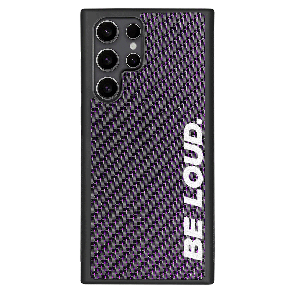 Samsung | Purple Lace Real Forged Carbon Fiber Case | BE LOUD. x SCF