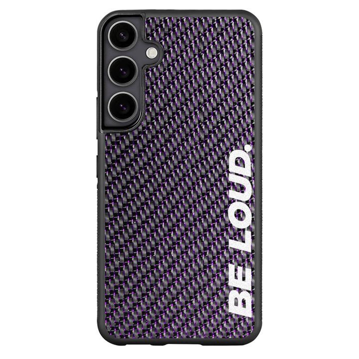 Samsung | Purple Lace Real Forged Carbon Fiber Case | BE LOUD. x SCF