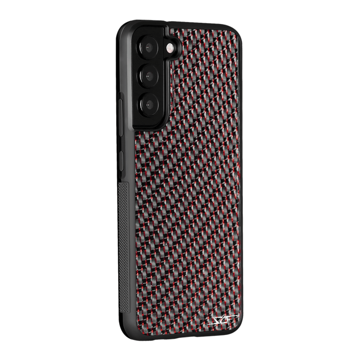 Samsung | Red Laced Real Carbon Fiber Phone Case | CLASSIC Series